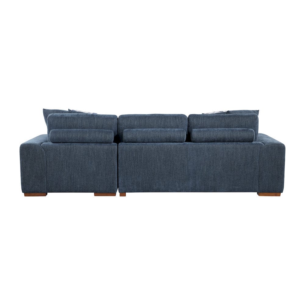 Homelegance  - Raife 2-Piece Sectional W/ Right Chaise in Blue - 9624BUx22LRC  view 8