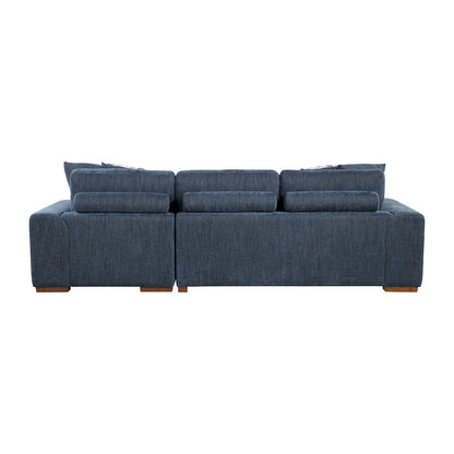 Homelegance  - Raife 2-Piece Sectional W/ Right Chaise in Blue - 9624BUx22LRC  view 8