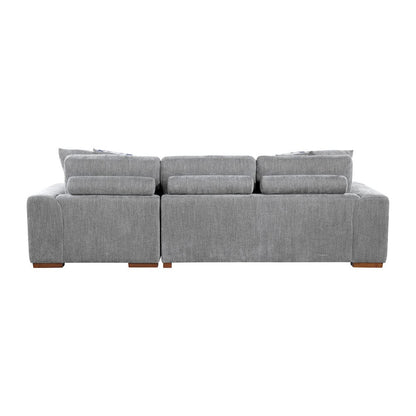 Homelegance  - Raife 2-Piece Sectional W/ Right Chaise in Gray - 9624GYx22LRC  view 6