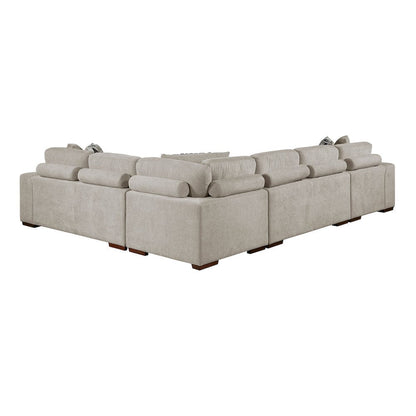 Homelegance  - Raife 4-Piece Sectional W/ Left Chaise in Taupe - 9624TPx42RLC  view 4
