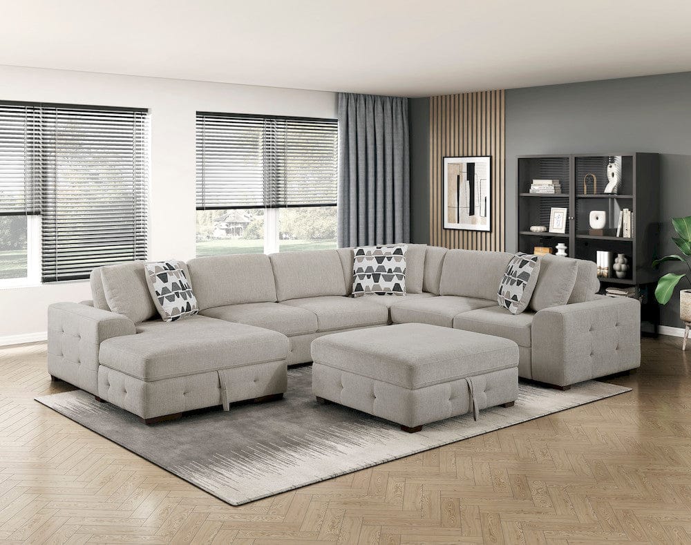 Homelegance  - Raife Storage Ottoman - 9624TP-4  view 4