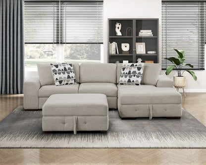 Homelegance  - Raife Storage Ottoman - 9624TP-4  view 6