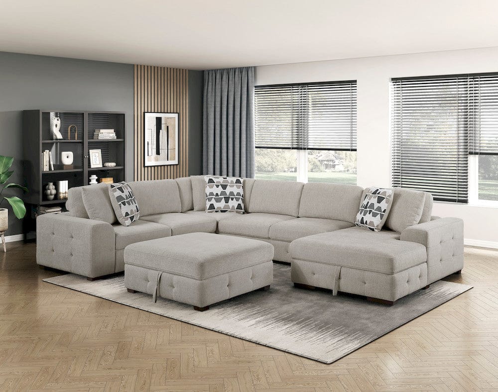 Homelegance  - Raife Storage Ottoman - 9624TP-4  view 7