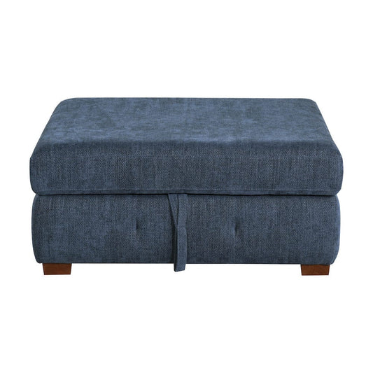 Homelegance  - Raife Storage Ottoman in Blue - 9624BU-4  view 1