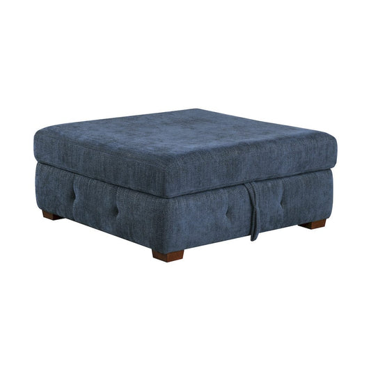 Homelegance  - Raife Storage Ottoman in Blue - 9624BU-4  view 2