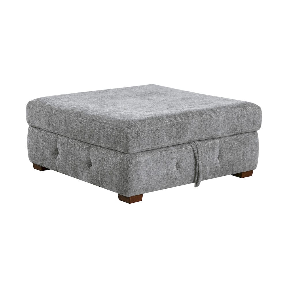 Homelegance  - Raife Storage Ottoman in Gray - 9624GY-4  view 2