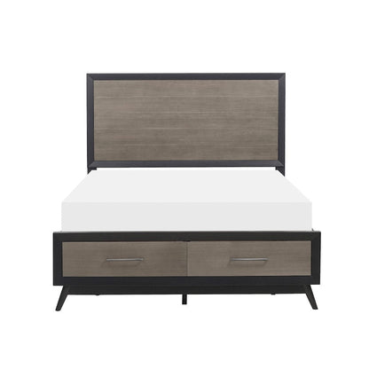 Homelegance  - Raku Eastern King Platform Bed W/ Footboard Storage - 1711K-1EKx  view 1