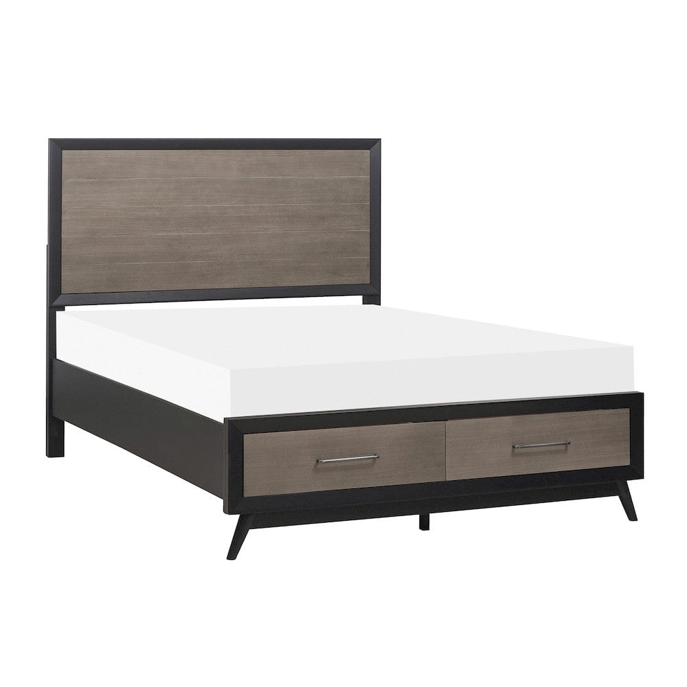 Homelegance  - Raku Eastern King Platform Bed W/ Footboard Storage - 1711K-1EKx  view 2