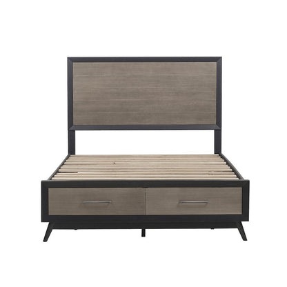 Homelegance  - Raku Eastern King Platform Bed W/ Footboard Storage - 1711K-1EKx  view 5
