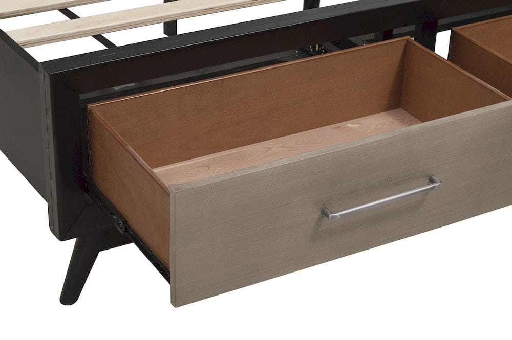 Homelegance  - Raku Eastern King Platform Bed W/ Footboard Storage - 1711K-1EKx  view 8