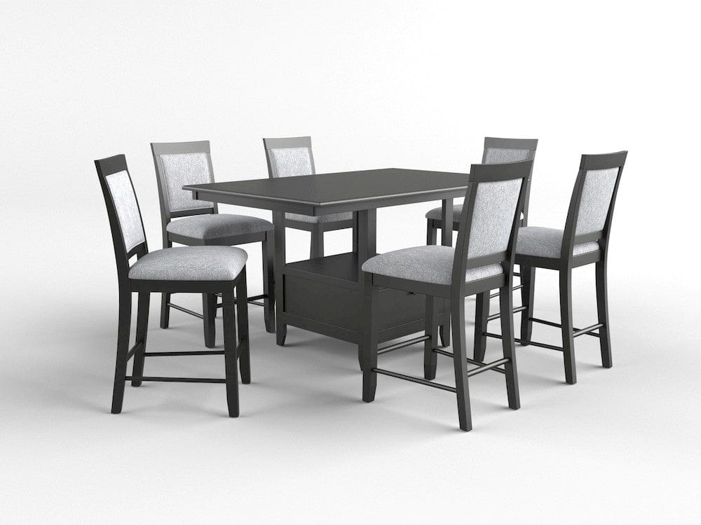 Homelegance  - Raven Counter Height Chair in Gray - 5825-24  view 5