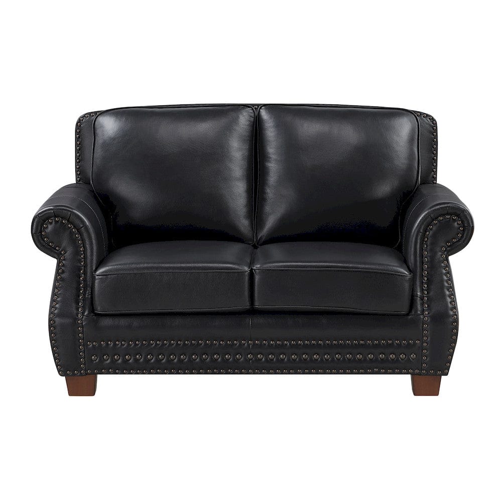 Homelegance  - Remington Love Seat in Black - 8448BLK-2  view 1