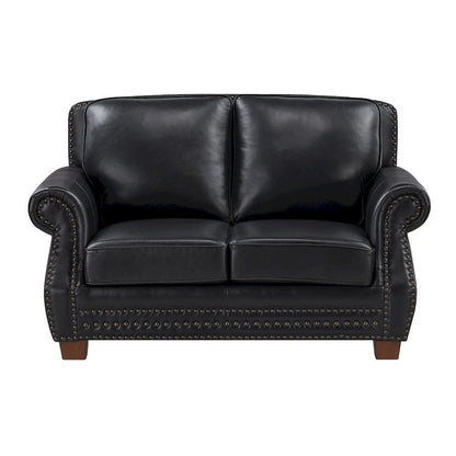 Homelegance  - Remington Love Seat in Black - 8448BLK-2  view 1