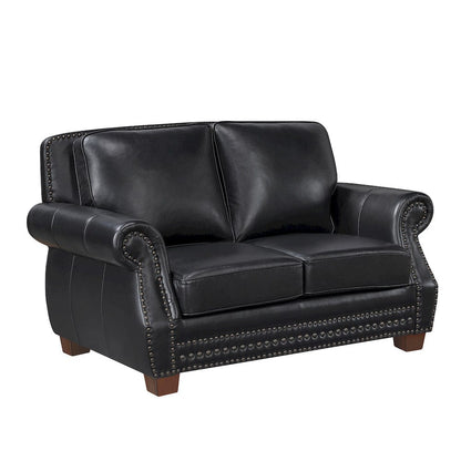 Homelegance  - Remington Love Seat in Black - 8448BLK-2  view 2