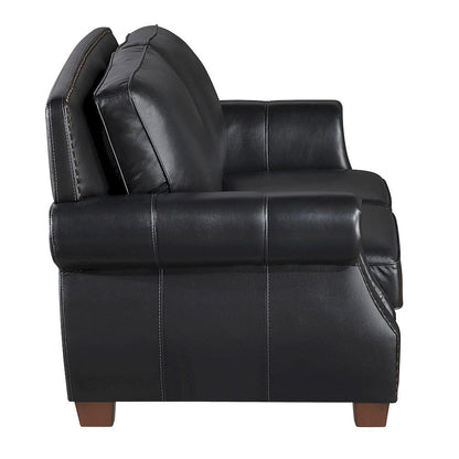 Homelegance  - Remington Love Seat in Black - 8448BLK-2  view 3