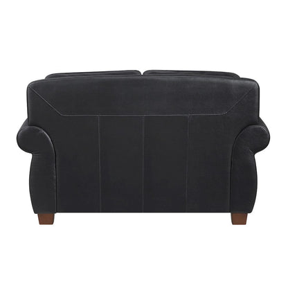 Homelegance  - Remington Love Seat in Black - 8448BLK-2  view 4