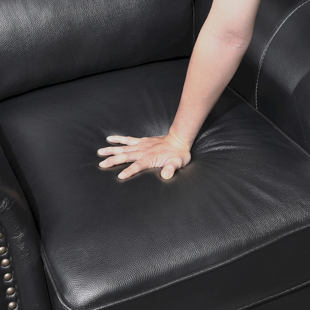 Homelegance  - Remington Love Seat in Black - 8448BLK-2  view 6