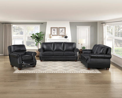 Homelegance  - Remington Love Seat in Black - 8448BLK-2  view 8