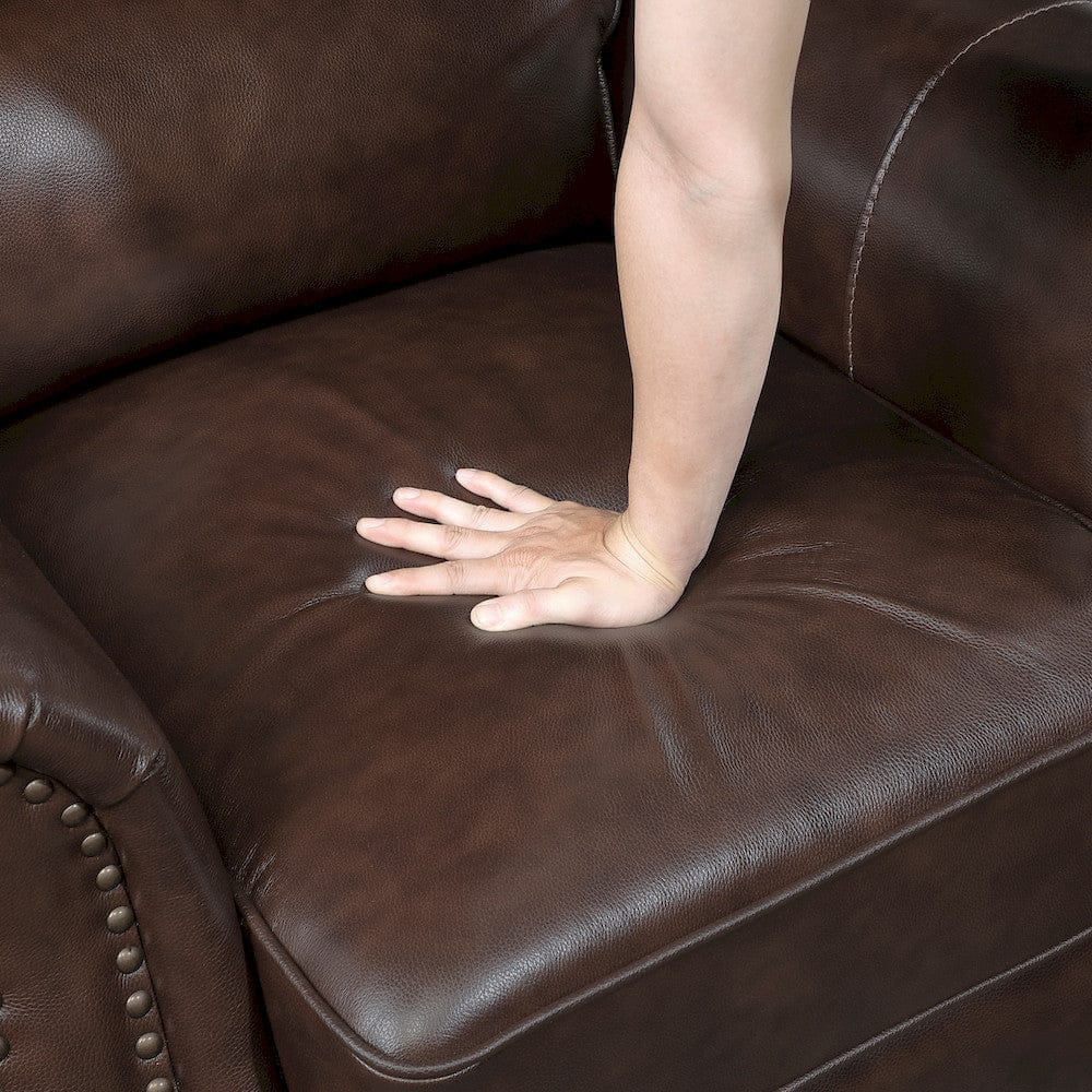 Homelegance  - Remington Love Seat in Brown - 8448BRW-2  view 3