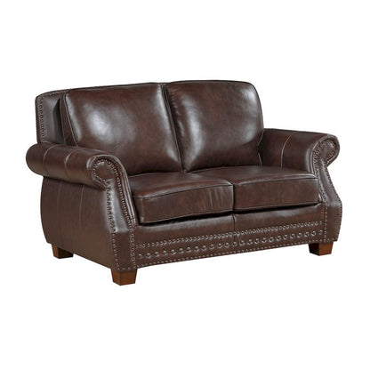 Homelegance  - Remington Love Seat in Brown - 8448BRW-2  view 6