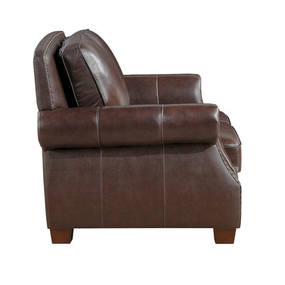 Homelegance  - Remington Love Seat in Brown - 8448BRW-2  view 7