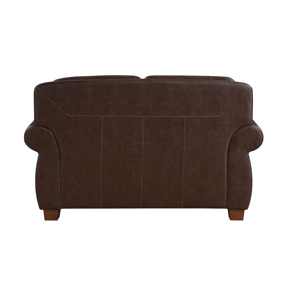 Homelegance  - Remington Love Seat in Brown - 8448BRW-2  view 8