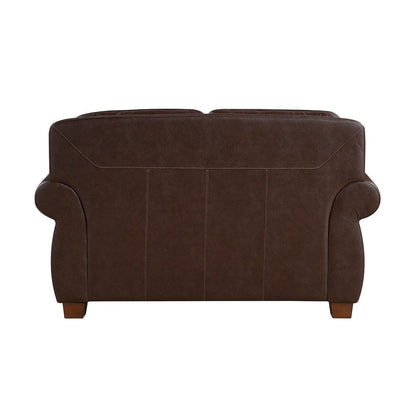 Homelegance  - Remington Love Seat in Brown - 8448BRW-2  view 8
