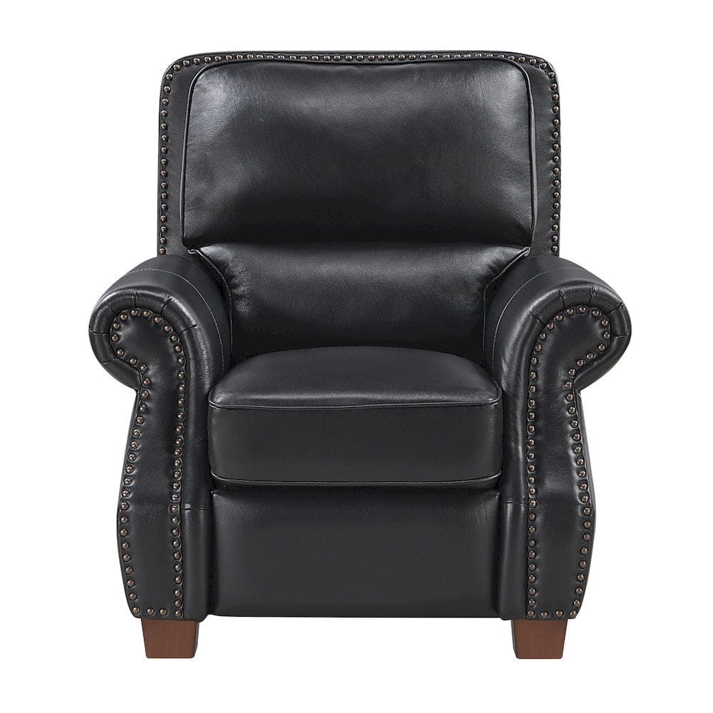 Homelegance  - Remington Push Back Reclining Chair in Black - 8448BLK-1PB  view 1