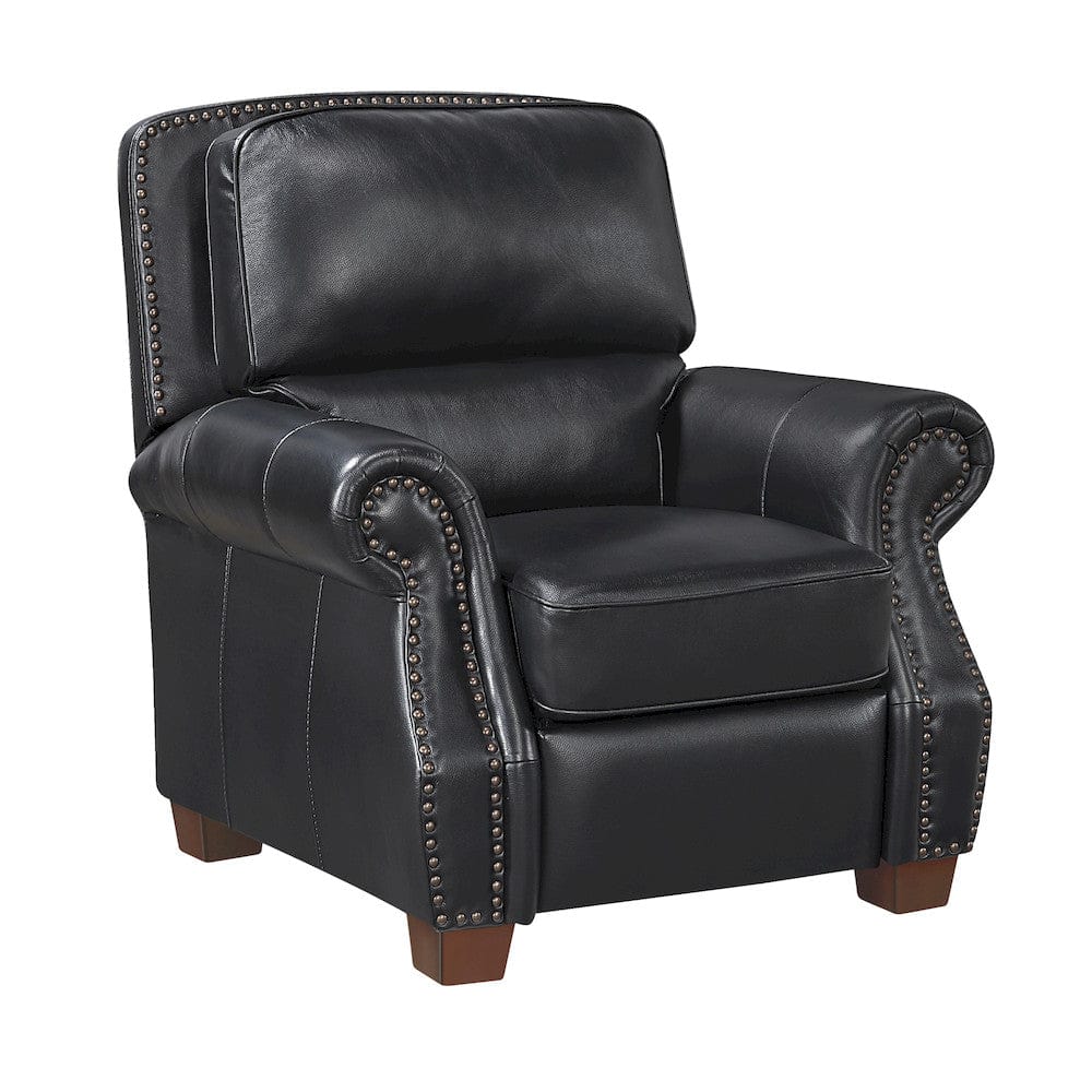 Homelegance  - Remington Push Back Reclining Chair in Black - 8448BLK-1PB  view 5