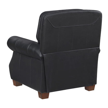 Homelegance  - Remington Push Back Reclining Chair in Black - 8448BLK-1PB  view 7