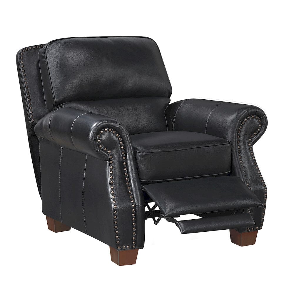 Homelegance  - Remington Push Back Reclining Chair in Black - 8448BLK-1PB  view 9