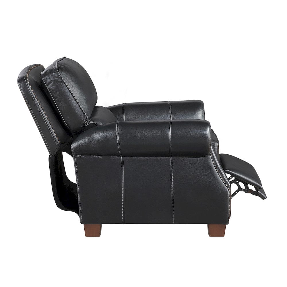 Homelegance  - Remington Push Back Reclining Chair in Black - 8448BLK-1PB  view 11