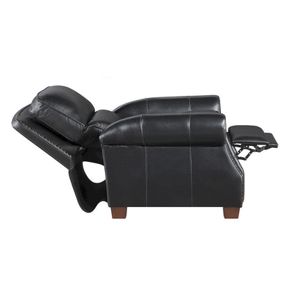 Homelegance  - Remington Push Back Reclining Chair in Black - 8448BLK-1PB  view 12