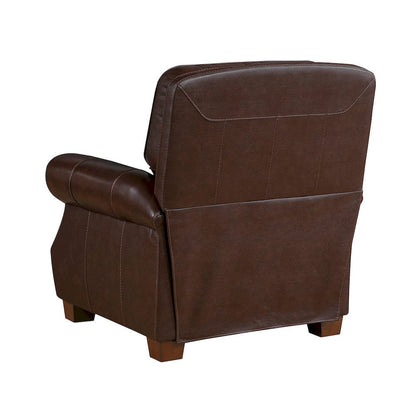 Homelegance  - Remington Push Back Reclining Chair in Brown - 8448BRW-1PB  view 5
