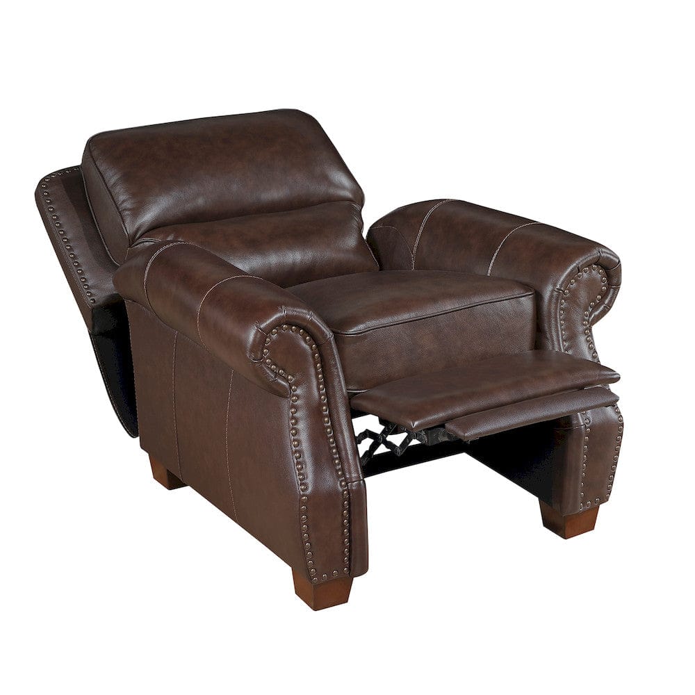 Homelegance  - Remington Push Back Reclining Chair in Brown - 8448BRW-1PB  view 12