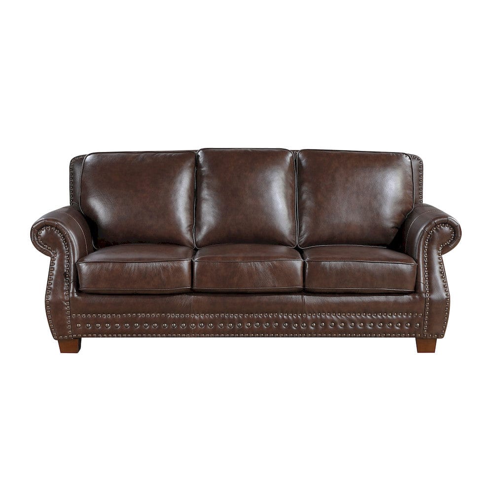 Homelegance  - Remington Sofa in Brown - 8448BRW-3  view 1