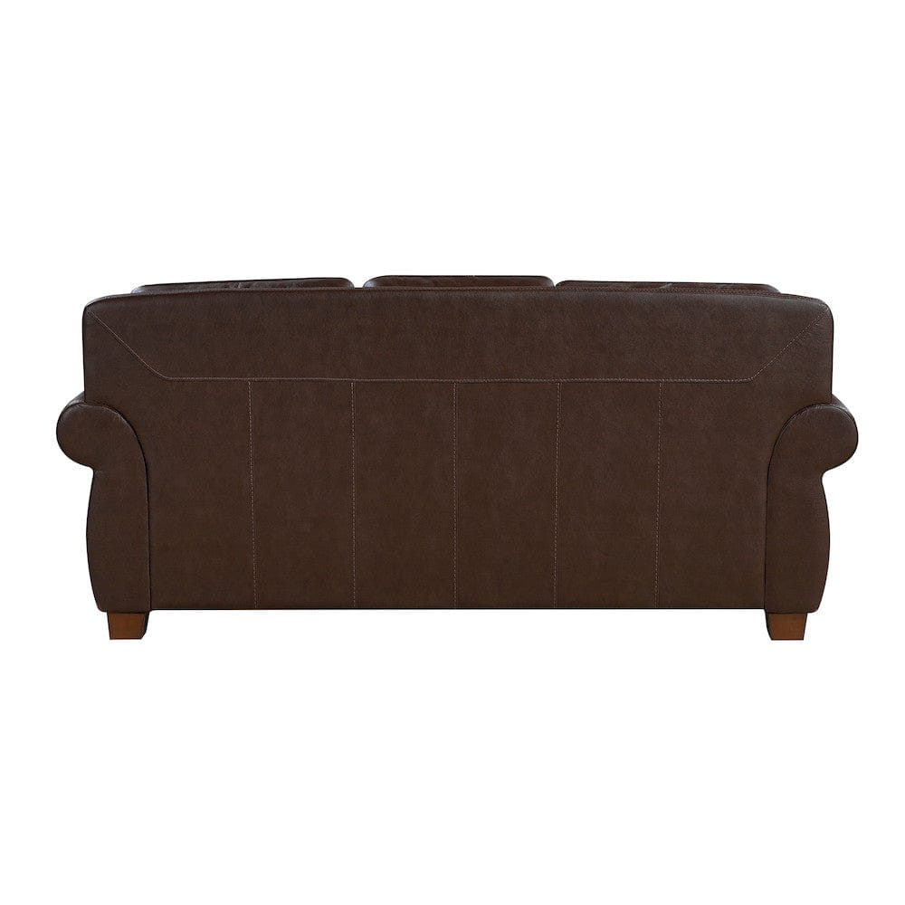 Homelegance  - Remington Sofa in Brown - 8448BRW-3  view 3