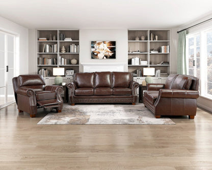 Homelegance  - Remington Sofa in Brown - 8448BRW-3  view 7