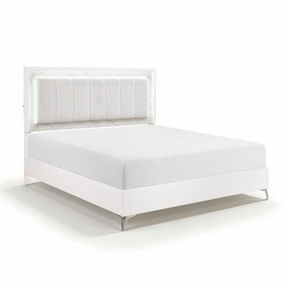 Homelegance  - Ripple California King Bed in White - 2457K-1CKx  view 2