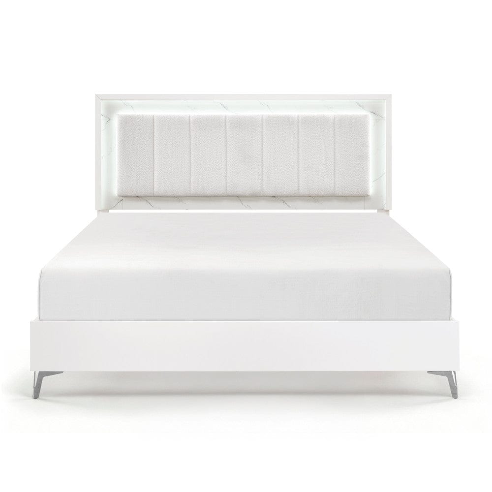 Homelegance  - Ripple California King Bed in White - 2457K-1CKx  view 4