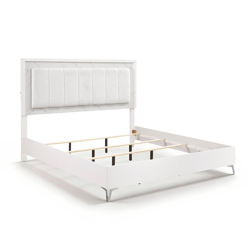 Homelegance  - Ripple California King Bed in White - 2457K-1CKx  view 7
