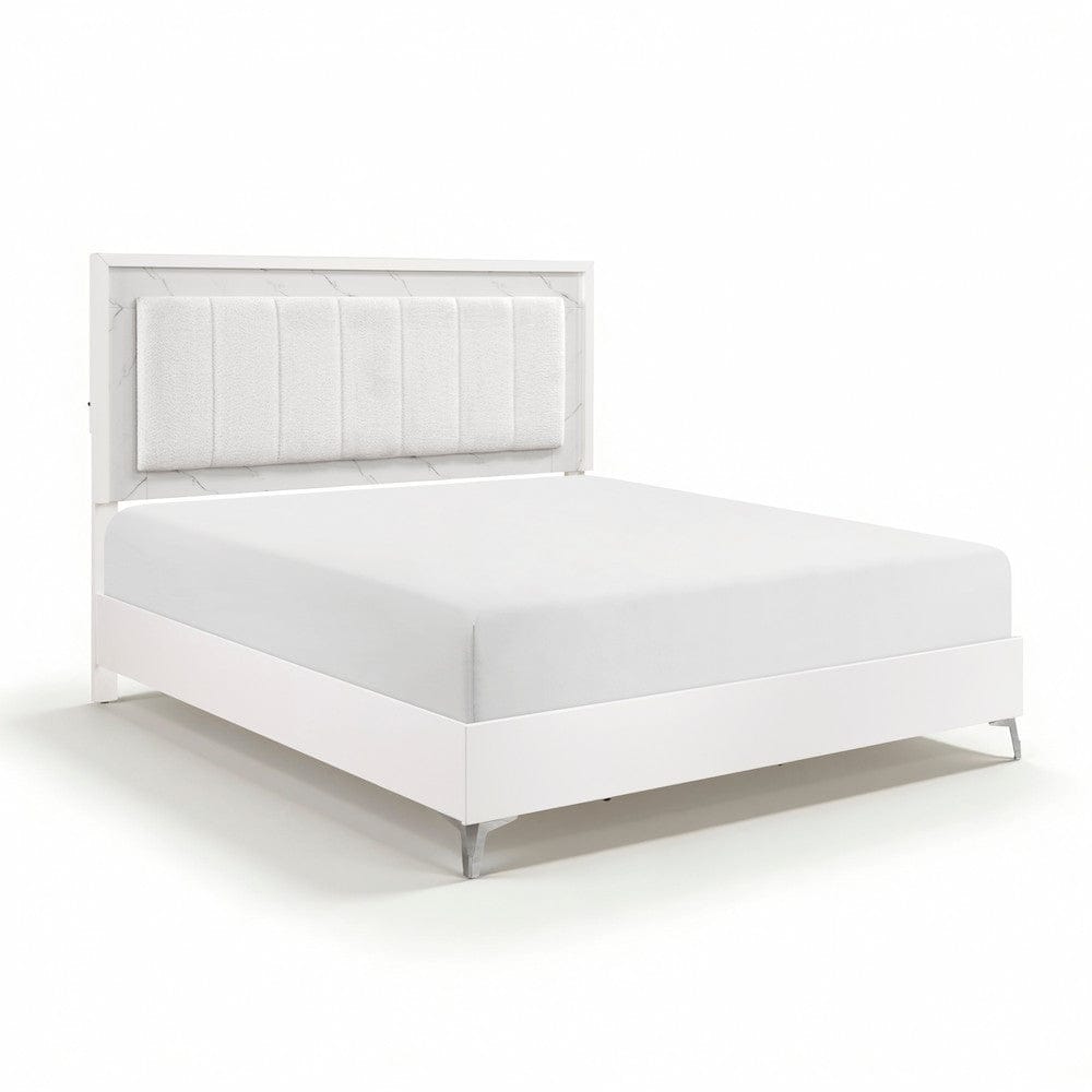 Homelegance  - Ripple California King Bed in White - 2457K-1CKx  view 8