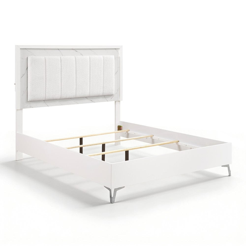 Homelegance  - Ripple Queen Bed in White - 2457-1x  view 7