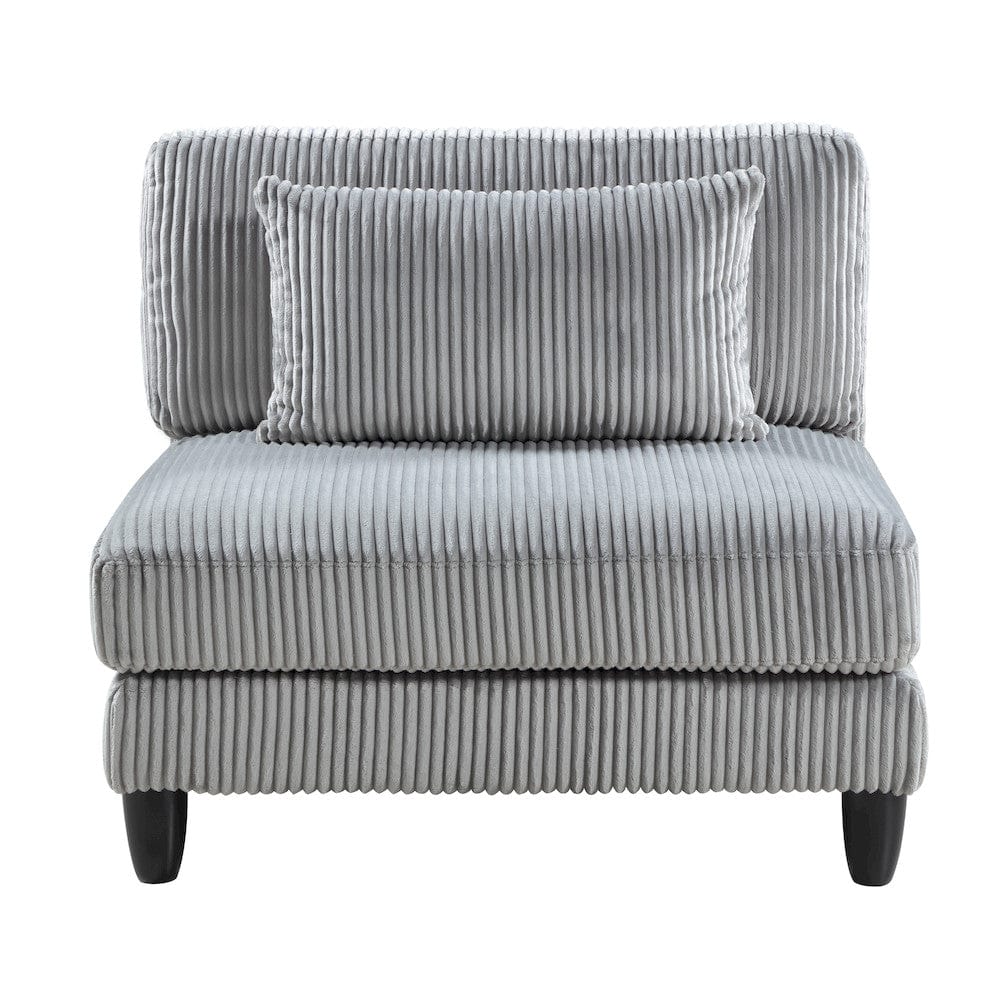 Homelegance  - Robstown 4-Piece Modular Sectional in Gray - 9688GYx42CR2AC  view 12