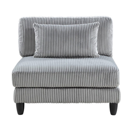 Homelegance  - Robstown 4-Piece Modular Sectional in Gray - 9688GYx42CR2AC  view 12