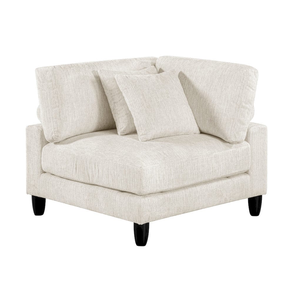 Homelegance  - Robstown 4-Piece Modular Sectional W/ Ottoman in Beige - 9688NBEx42CRACOT  view 2