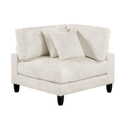 Homelegance  - Robstown 4-Piece Modular Sectional W/ Ottoman in Beige - 9688NBEx42CRACOT  view 2