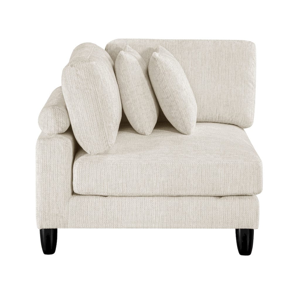 Homelegance  - Robstown 4-Piece Modular Sectional W/ Ottoman in Beige - 9688NBEx42CRACOT  view 3