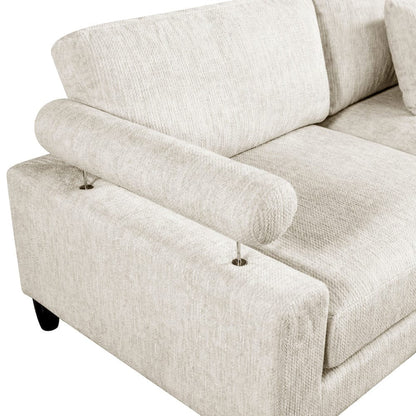 Homelegance  - Robstown 5-Piece Modular Sectional in Beige - 9688NBEx53CR2AC  view 7