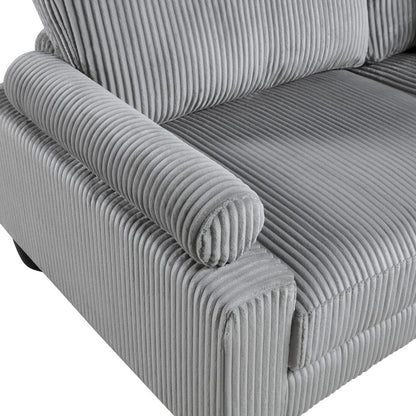 Homelegance  - Robstown 5-Piece Modular Sectional W/ Ottoman in Gray - 9688GYx52CR2ACOT  view 7